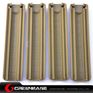 Picture of Unmark Tactical RaiL Covers 4pcs/pack Dark Earth NGA0293 