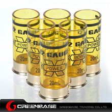 Picture of GB 12 Gauge 20ml Shotgun Shell Shot Glasses Set of Six Yellow NGA1298