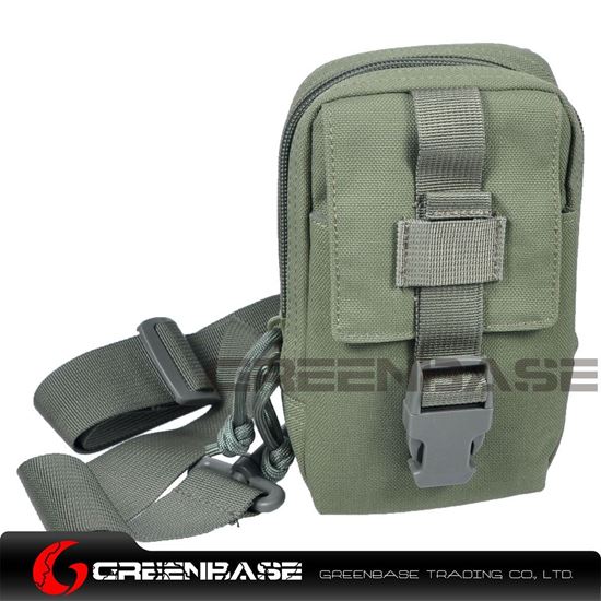 Picture of 9119# 1000D Inclined shoulder bag Ranger Green GB10179 