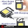 Picture of Mini Work Light Rechargeable Flashlight COB Keychain Camping Light USB Charging NGA2006