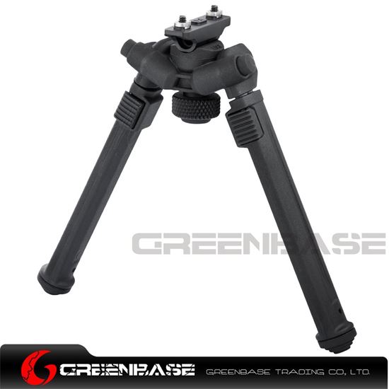 Picture of Tactical Adjustable Bipod Mount M-lok Rail Mount Bipod Aluminum Polymer NGA1816 NGA2072