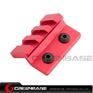 Picture of Offset Light/Optic Picatinny Rail Mount fit for Mlock, Red NGA1741